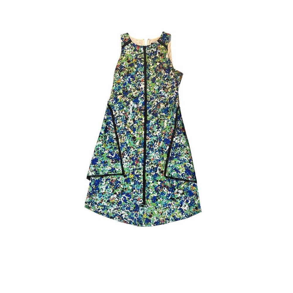 Ann Taylor Petite 6P Multicolor Floral Sleeveless A-Line Dress 1717